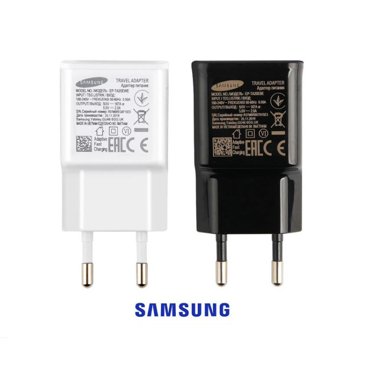 شارژر دیواری 15 وات سامسونگ مدل EP-TA200 – پورت USB – دو شاخه (ویتنام)